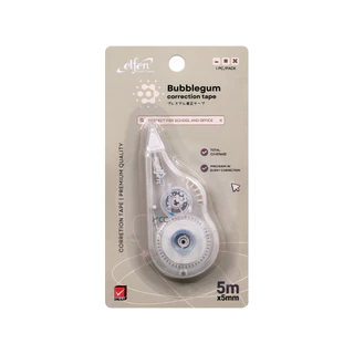 เทปลบคำผิด Elfen รุ่น Bubble Gum ขนาด 5mm.x5M คละสี (จำนวน 1 อัน)