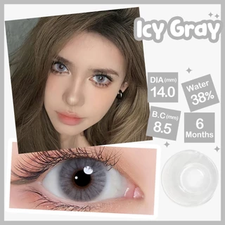 Magister & Realcon คอนแทคเลนส์ ซีรีส์ควีน 6 เดือน แว่นตาสายตาสั้น 14.00mm แว่นตาสายตาสั้น Ocher คอนแทคเลนส์สายตา