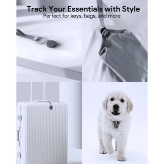 AUKEY Track Mate TM-10 อุปกรณ์ติดตาม GPS ใช้งานกับแอป Find My สำหรับติดตามกุญแจ และสัตว์เลี้ยง