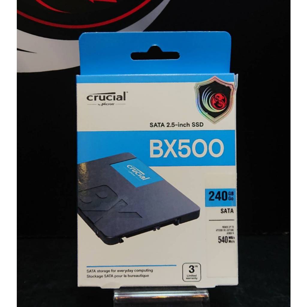 CRUCIAL BX500 SATA 2.5" 240GB SSD