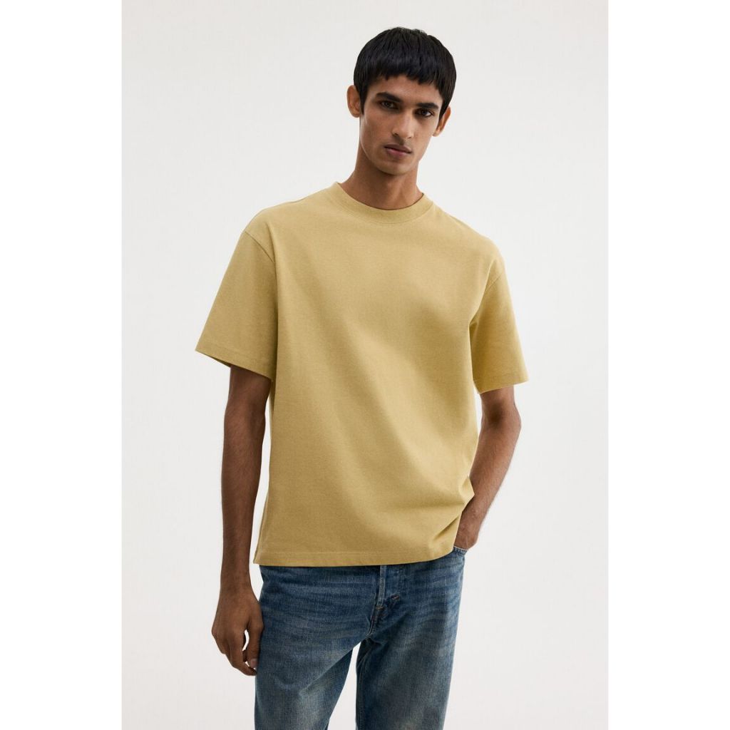 H&M(เอชแอนด์เอ็ม) เสื้อยืดแบบหลวม (Loose Fit T-shirt) ผู้ชาย 608945_22