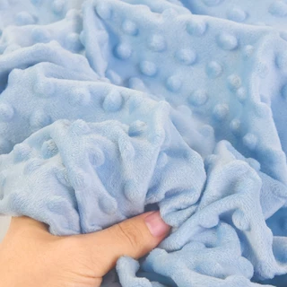 🏷️[Home] ผ้าห่มขนดอท คอตตอน/conton ขนาด80x100cm เนื้อผ้านุ่ม ห่มอุ่นสบาย ขนมิ้ง