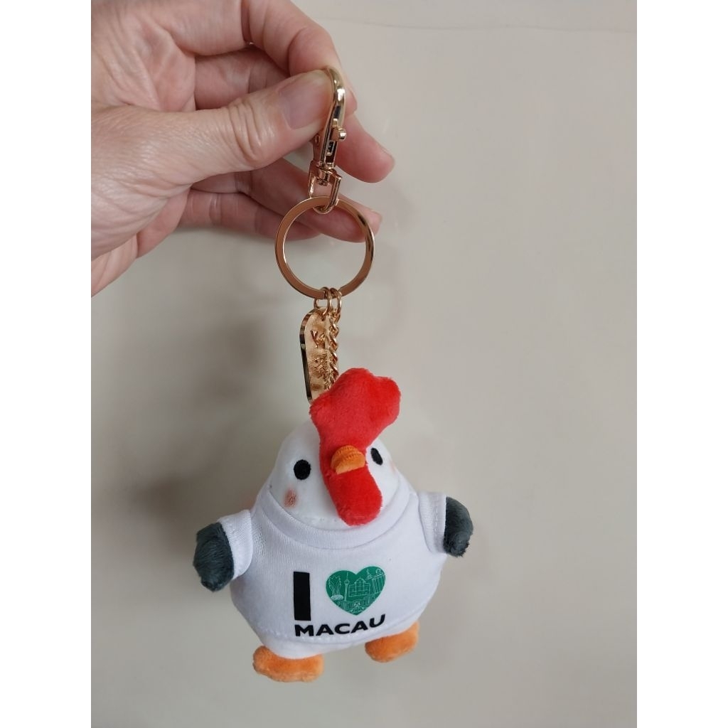 พวงกุญแจ                I LOVE MACAO          ขนาด 3 นิ้ว