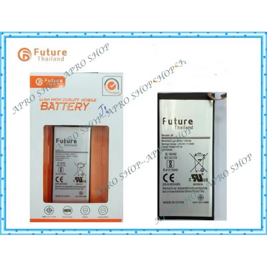 แบตเตอรี่ สำหรับ Samsung J6 / J8 / A6 พร้อมเครื่องมือ กาว แบตแท้ คุณภาพดี ประกัน1ปี แบตJ6