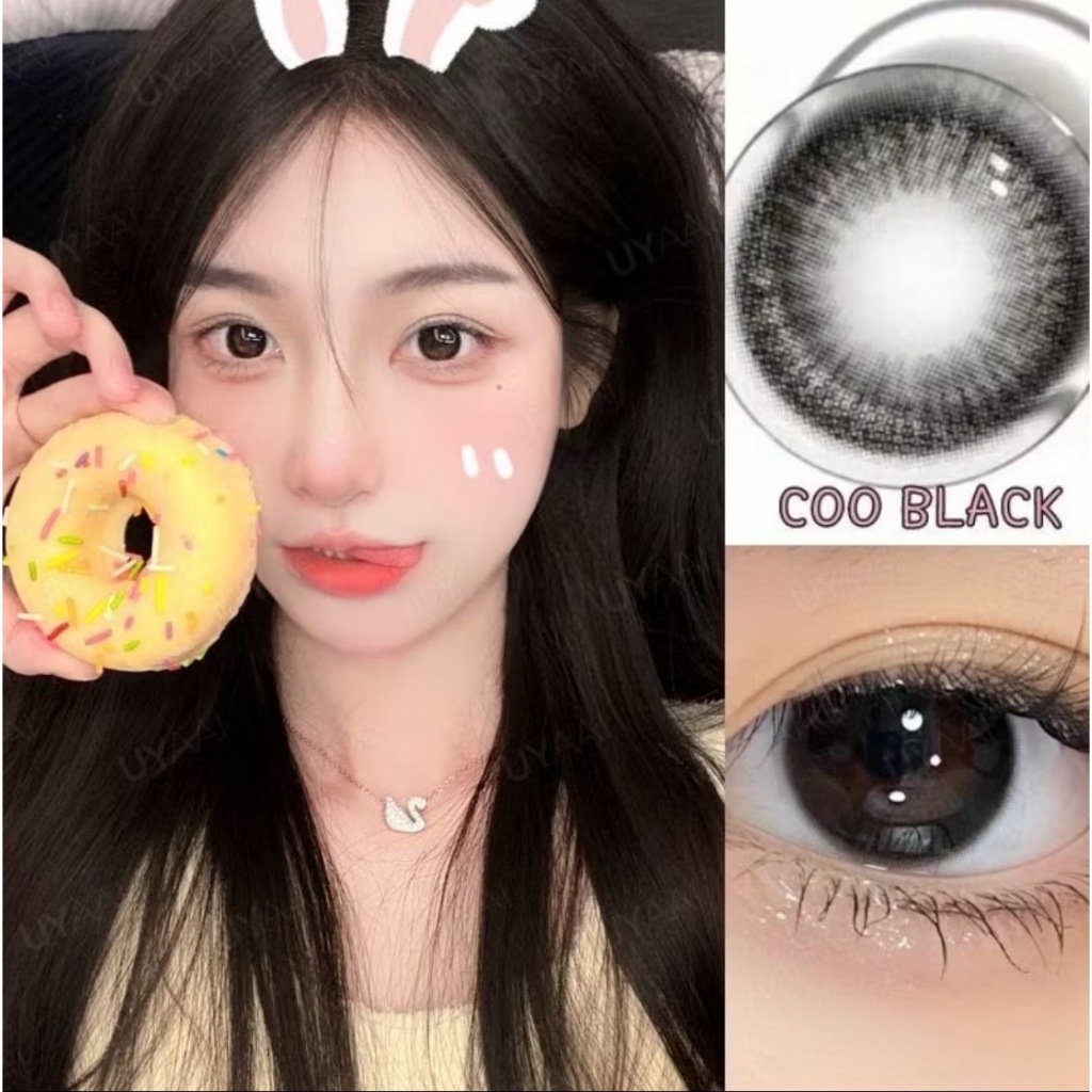FUNSACHY 0.0 ถึง -8.00 คอลแทคเลนส์ค่าสายตา ตาโต 1คู่/2ชิ้น คอนเเทคตาหวาน(ไม่ตลับให้)