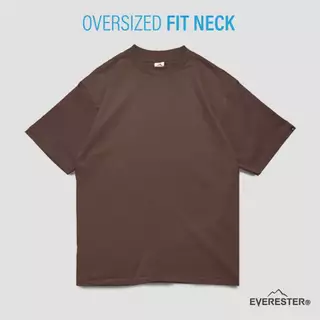 🔥 9.9 SALE 🔥คอฟิต - Heavy Cotton Combed 100% เสื้อยืด Oversize ผู้ชาย สีดำ ONF