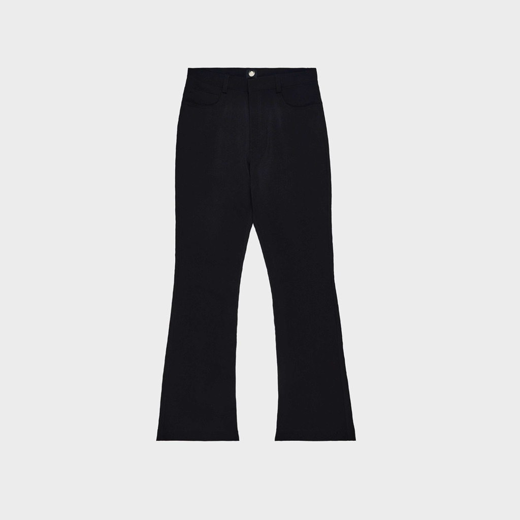 Fuxury Super black Slack Flare Trousers
