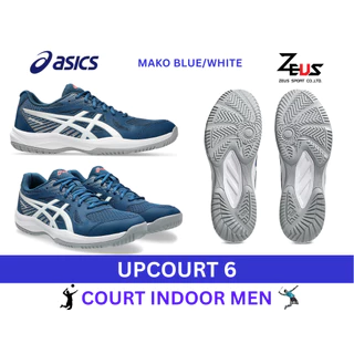 ASICS UPCOURT 6 (แนะนำ +0.5 CM จากรองเท้าผ้าใบค่ะ) รองเท้าแบดมินตัน วอลเลย์บอล [ฺBADMINTON & VOLLEYBALL MEN]
