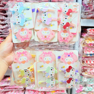 กิ๊บติดผมซาริโอ้เลือกลายได้ขายยกโหลมี24ชิ้น