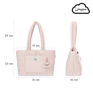 [ส่งด่วนฟรี] Louis Montini (Fluffy) กระเป๋าสะพายข้าง shopping bag กระเป๋าฟองน้ำ FFB04