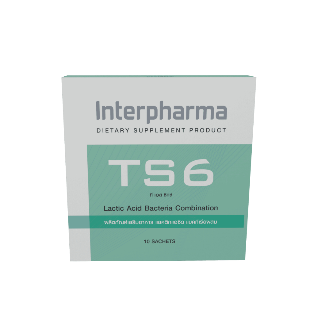 INTERPHARMA TS6 10SACลดฝ้ากระ ระบบลำไส้