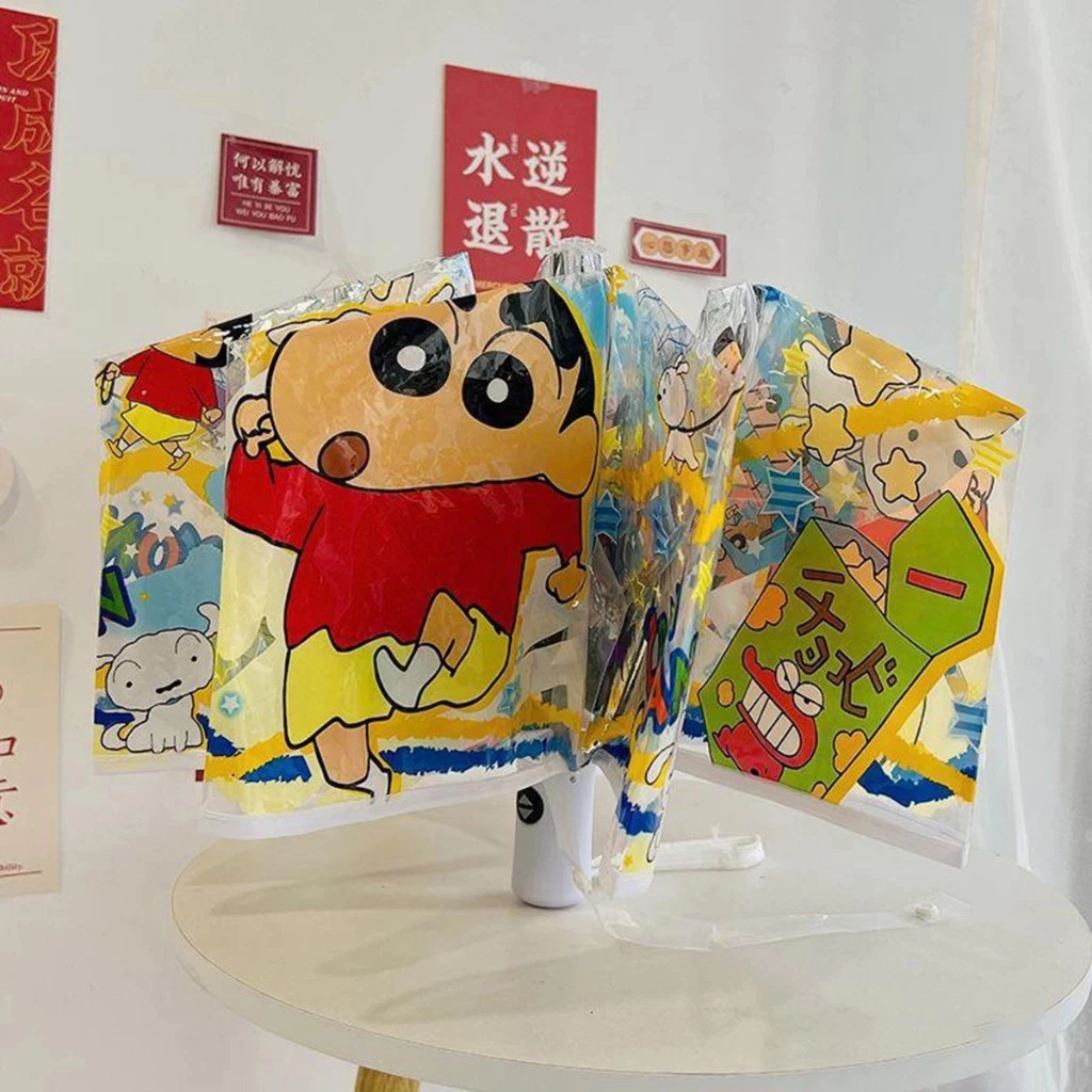 ร่ม Crayon Shin-Chan ร่มโปร่งใส ร่มอัตโนมัติ thumbnail 3