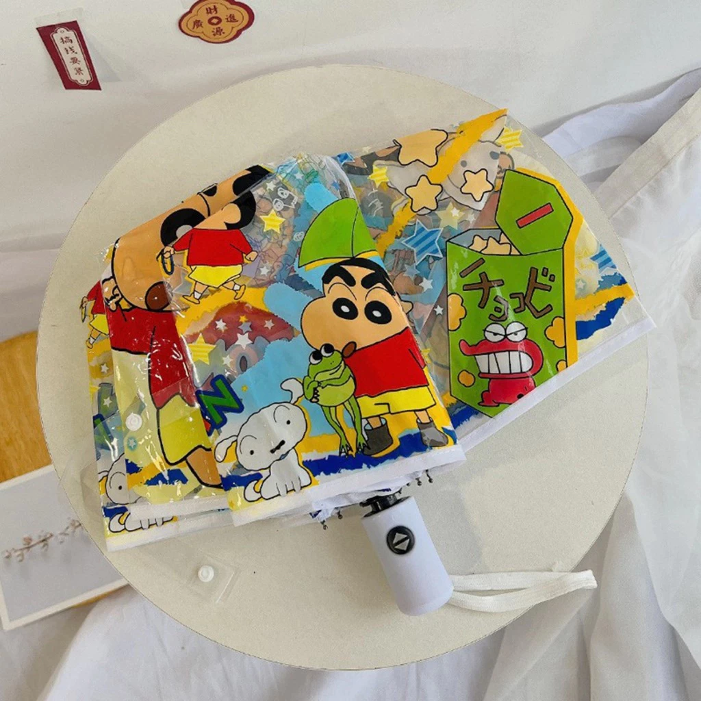 ร่ม Crayon Shin-Chan ร่มโปร่งใส ร่มอัตโนมัติ thumbnail 8