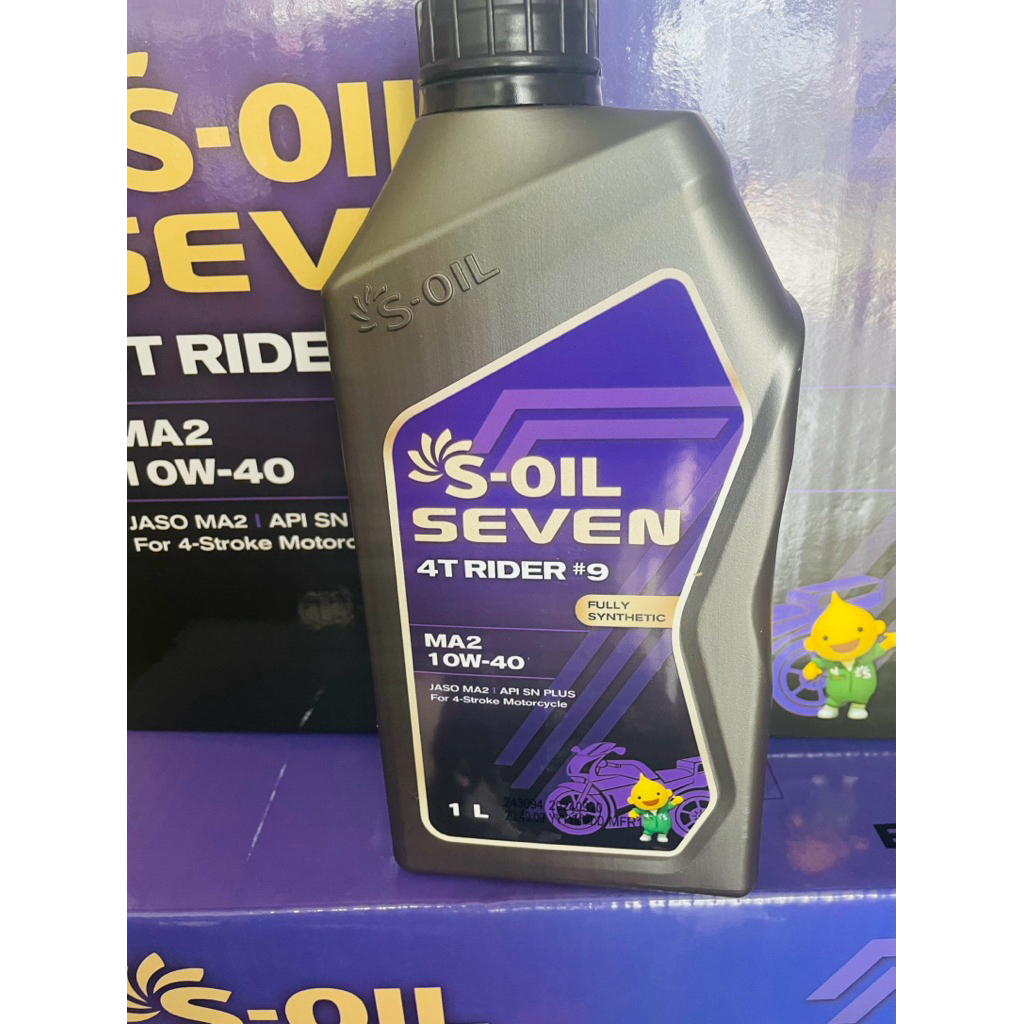 S-Oil10w40 Rider9 สังเคราะห์100%