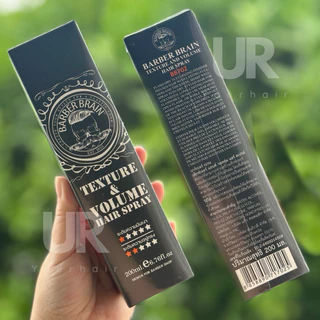 (พร้อมส่ง/ของแท้มีเลขจดแจ้ง) BARBER BRAIN TEXTURE & VOLUME HAIR SPRAY สเปรย์น้ำเกลือ เพิ่มเท็กซ์เจอร์และวอลลุ่มผม