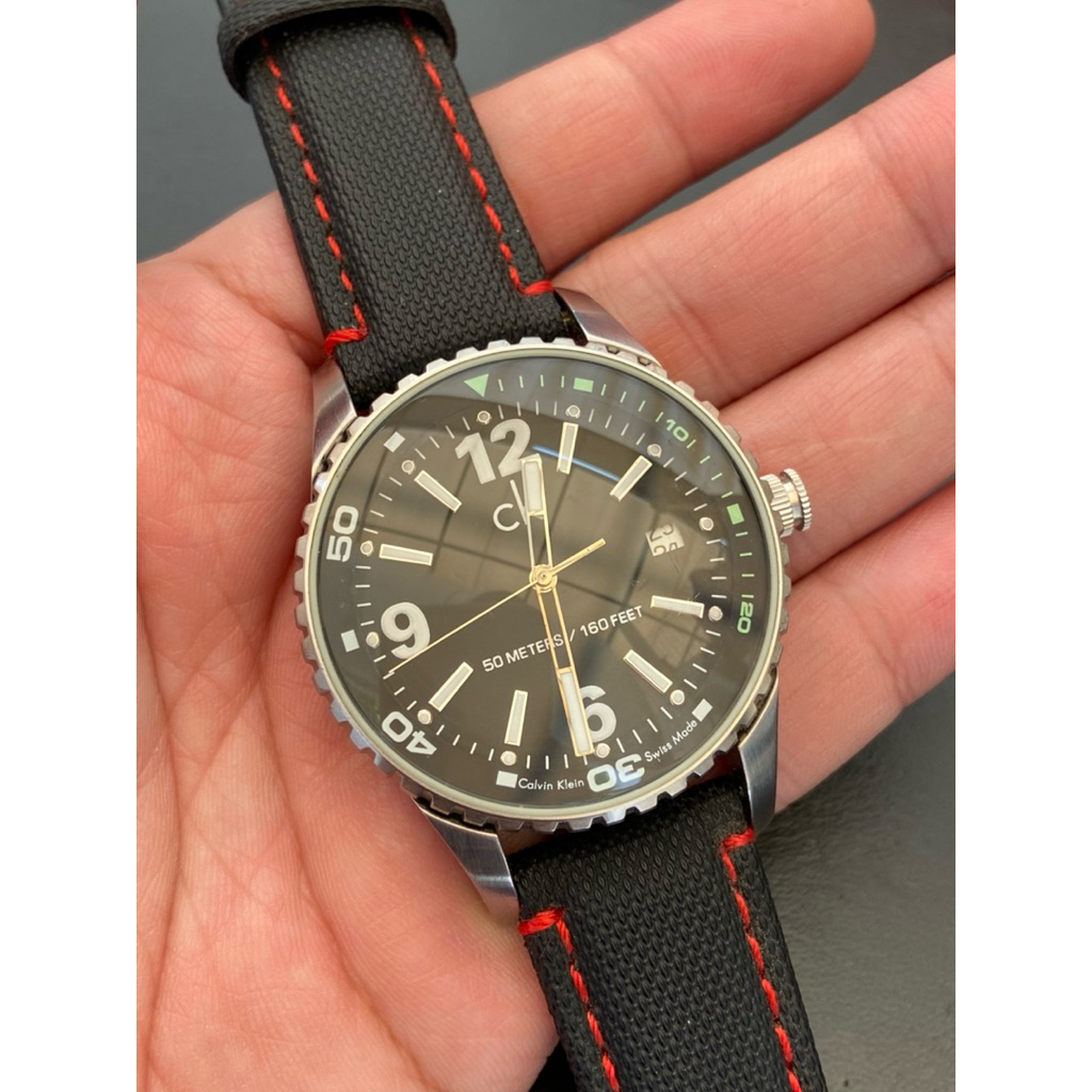 CK Calvin Klein K32111 50m ของแท้ มือสอง สภาพดี