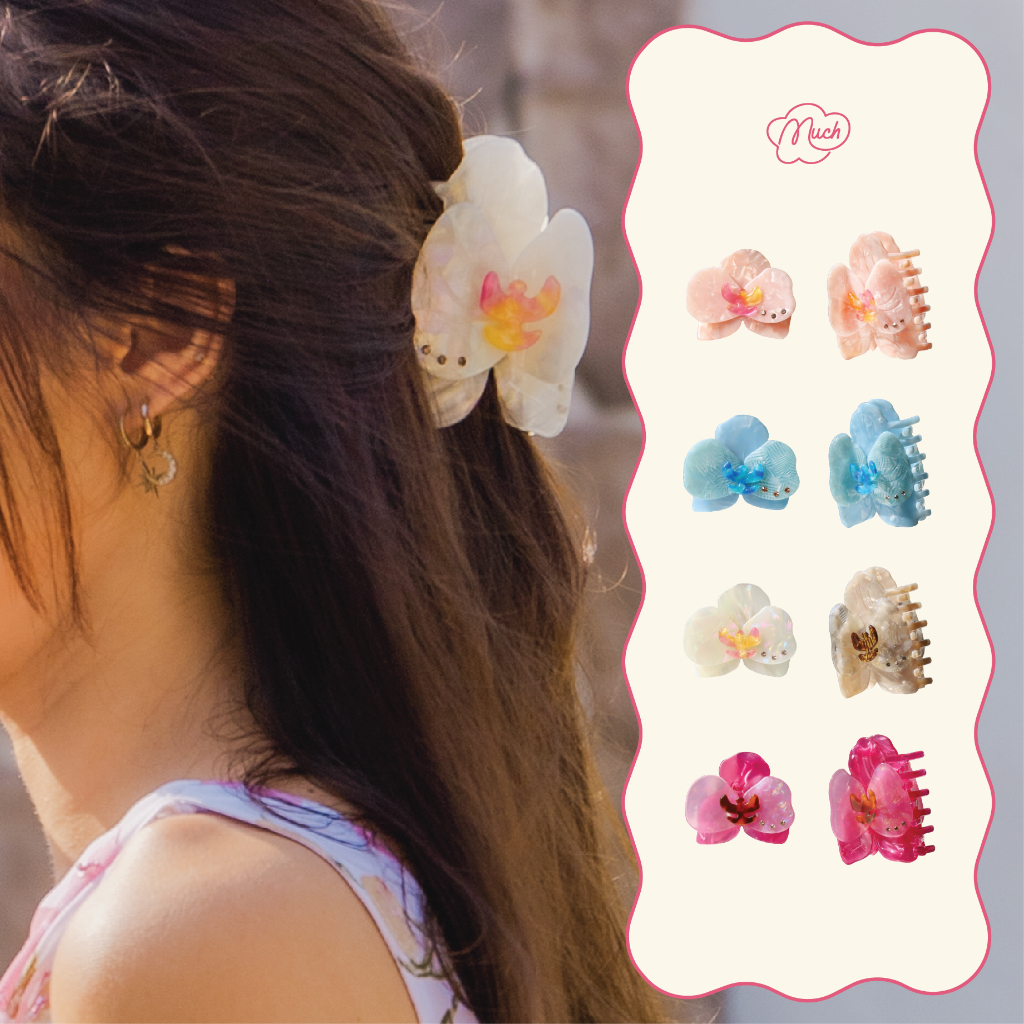 พร้อมส่ง VARY MUCH  กิ๊บติดผม Hair Claw & Hair Clip Original design VARYMUCH by VARYWELL ORCHID COLL
