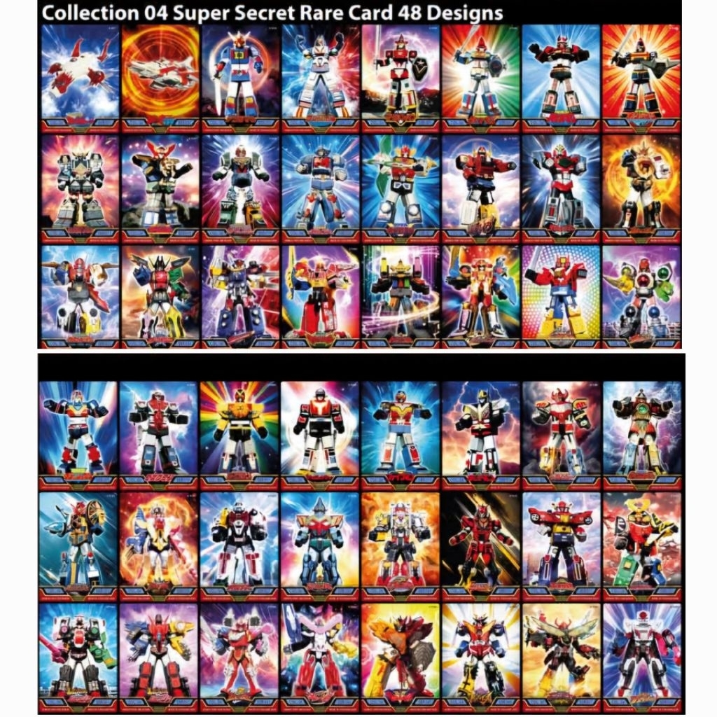 [พร้อมส่ง] Super Sentai Card SSR Collection การ์ดคอลเลคชั่น ซูเปอร์เซ็นไต แบบ Super Secret Rare
