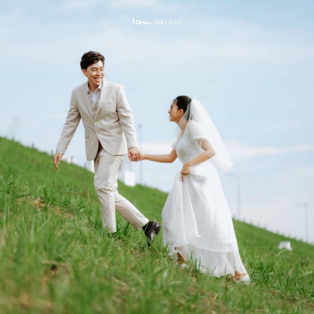 เวลเจ้าสาวรุ่น :  Basic fufu bow veil - ความยาวกลางหลัง-เอว (พร้อมส่ง) งานตัดของทางร้านเอง (ไม่ใช่งานจีน) - รูปที่ 6