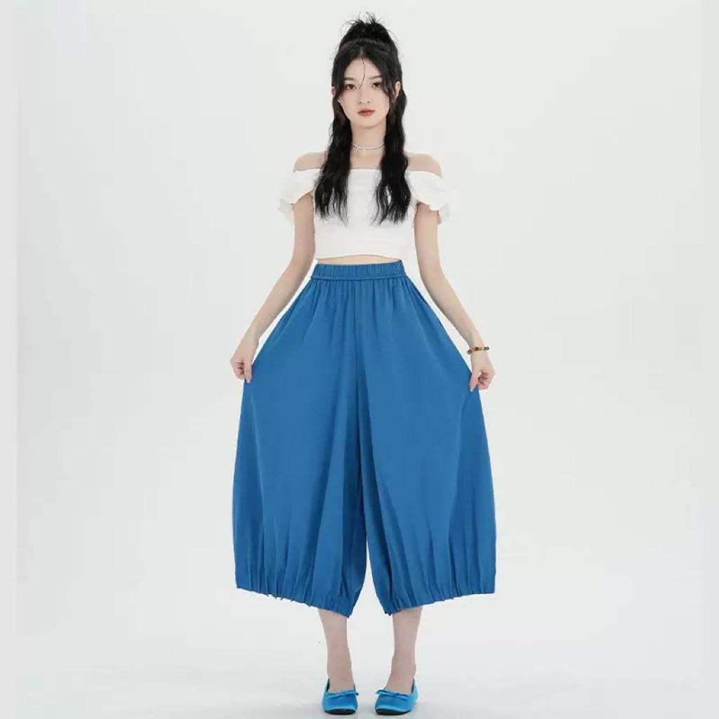 กางเกงขาดกระบอกทั้งใหญ่ ผ้านิ่มไม่ยับใส่สบายนะคะรุ่นH1688#