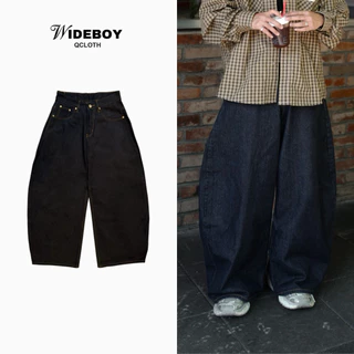 QCLOTH : WIDEBOY JEANS กางเกงขากว้างมาก
