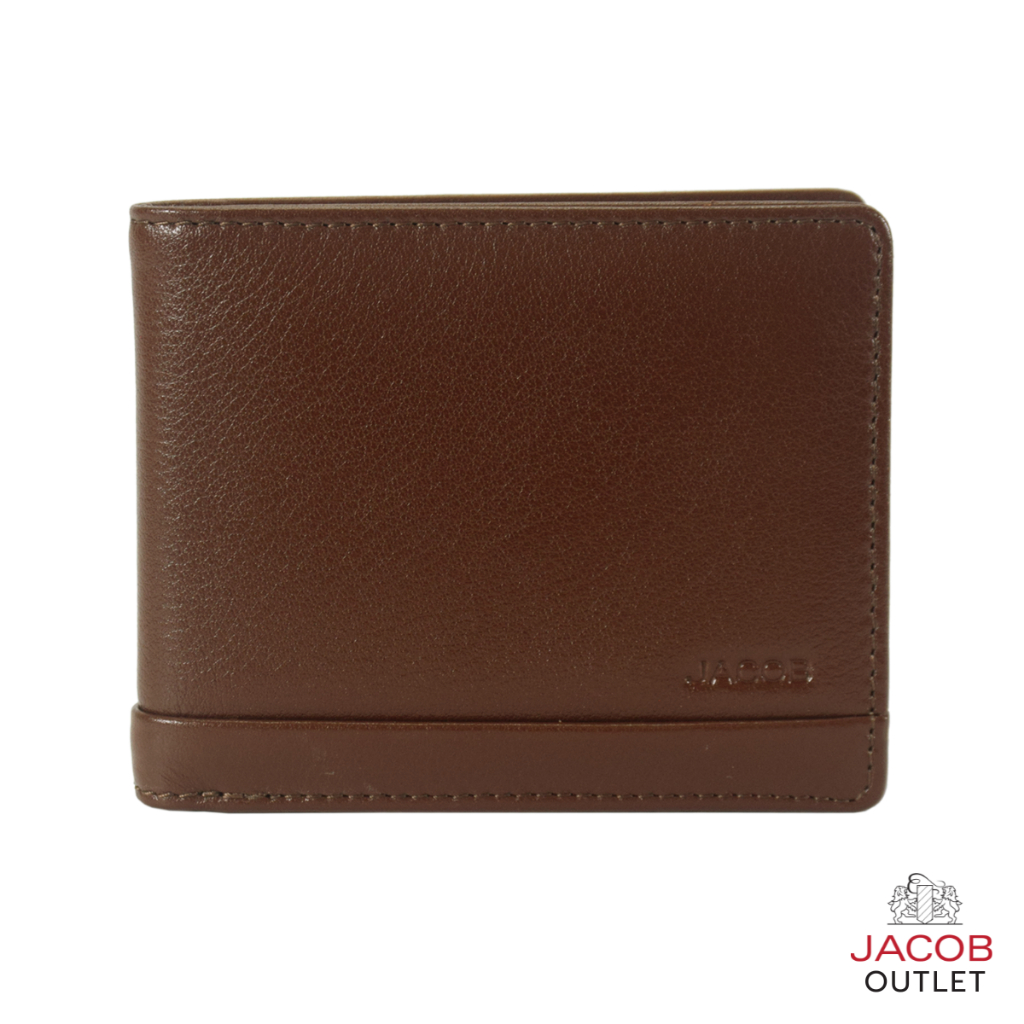 JACOB กระเป๋าสตางค์ชายหนังนิ่ม พร้อมช่องการ์ดหลายช่อง รุ่น 22610