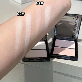 M482 HERORANGE พาเลตต์คอนทัวร์ไฮไลท์ 2 สี เนื้อแป้งบางเบา แบบแมตต์ ช่วยให้ใบหน้า ดวงตา จมูก ดูกระจ่างใส