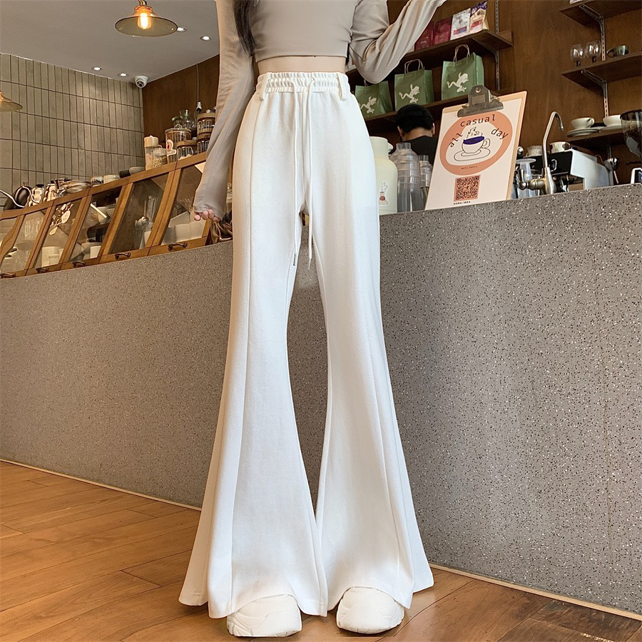 กางเกงขายาว กางเกวผู้หญิง มี3สีเลือดได้ เอวยืดได้ ขาม้า ใส่แล้วดูผอม#1243