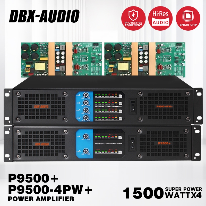 DBX-AUDIO P9500S/P9500-4PW power amplifier(แท้ 100%) เพาเวอร์แอมป์,แอมป์ขยายเสียง,2/4ช่อง,8โอห์ม,150