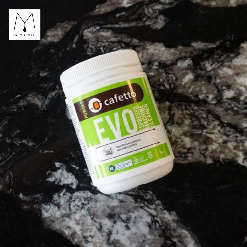 Big m x Cafetto EVO Espresso Machine Cleaner  Organic  ผลิตภัณฑ์ทำความสะอาดเครื่องชงเอสเปรสโซ 500 g.