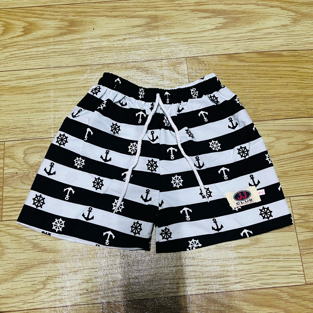 กางเกงเด็ก ขาสั้น JJ เด็กเล็ก(0-2ขวบ หนักไม่เกิน 12โล)  เอวยืด17-23 ยาว 10"