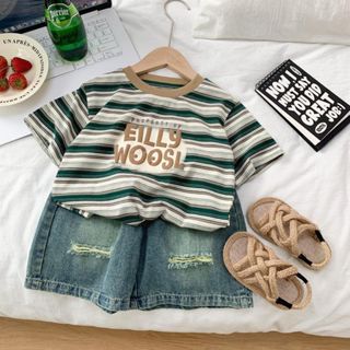 ชุดไทยเด็กชายชุดเสื้อยืดเด็กผู้ชายชุดเชตเด็กผู้ชายชุดเด็กเท่…