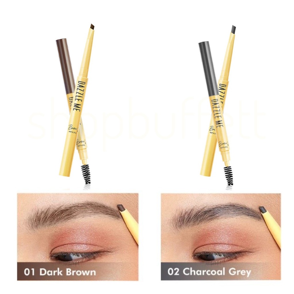 ดินสอเขียนคิ้วทรงหยดน้ำ DAZZLE ME Brow Likey ( มีให้เลือก 2 สี )