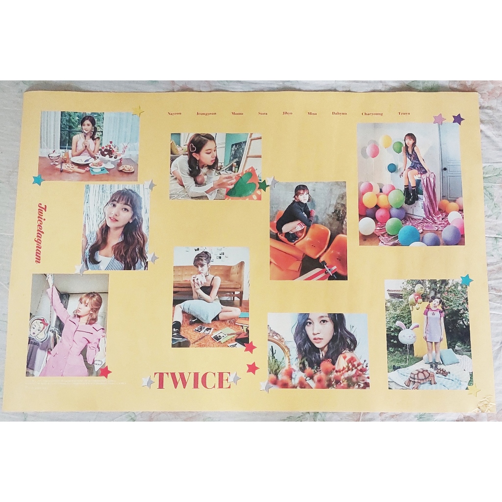 โปสเตอร์ แท้ จาก อัลบั้ม TWICE - Twicetagram Album พร้อมส่ง Poster Kpop ทไวซ์ Likey