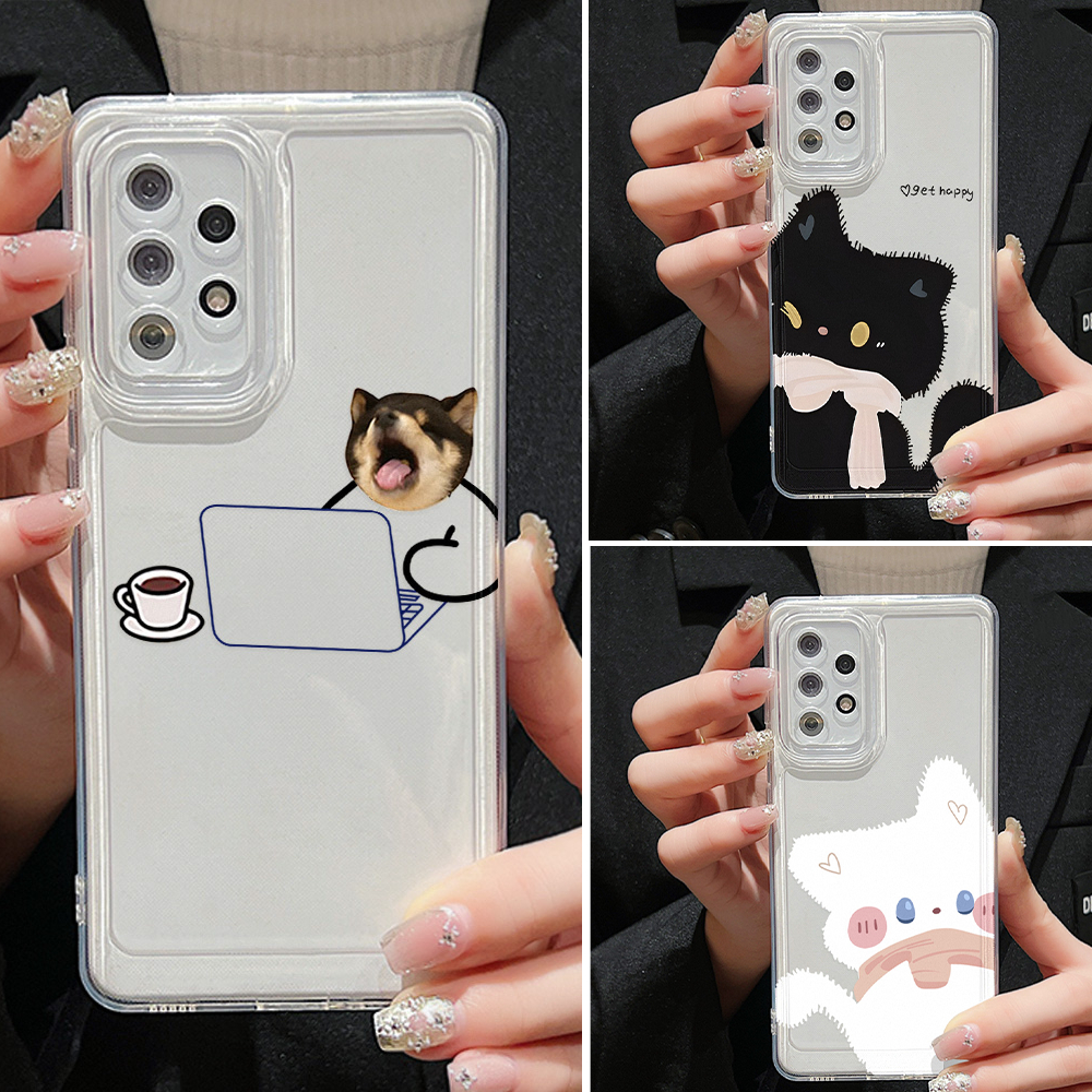 TPU เคส for Samsung A56 5G A57 A37 A07 A17 A06 A16 A55 5G A54 A36 A05S A26 S24 FE S26 Ultra A05 A15 A35 A14 A51 A13 A52 – โปรปัง