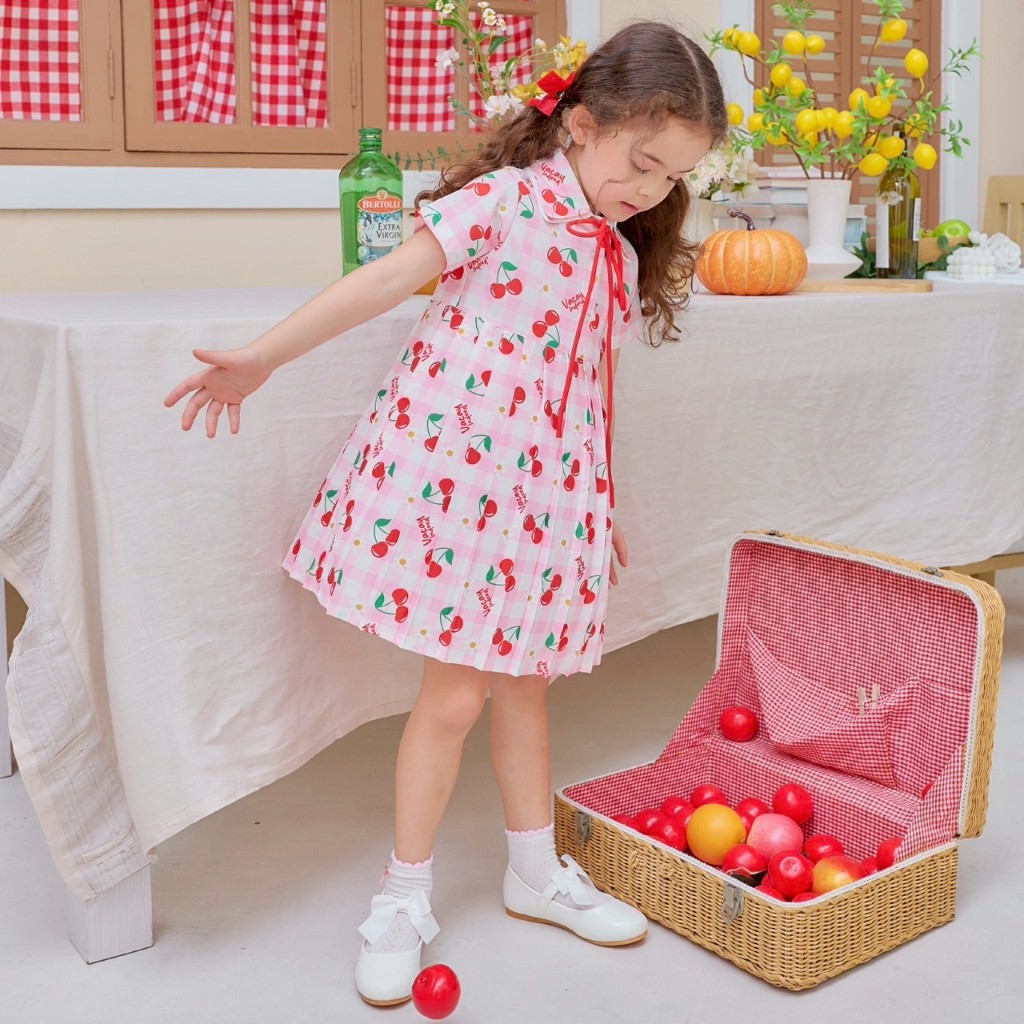 VACAY INDEED | Mini Always Dress ลาย Cherry Crush 🍒 /พร้อมส่ง*