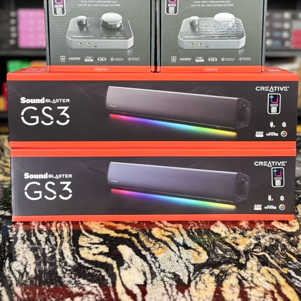 🛵มีส่งด่วน💨 CREATIVE SPEAKER Sound Blaster GS3 RGB / Bluetooth
