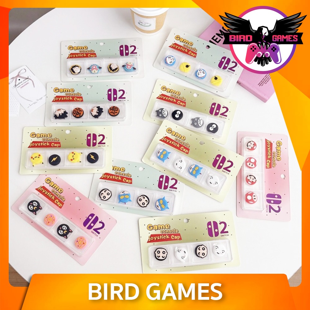 จุกอนาล็อค Joy con, Joy Pro ของ Switch 2 [จุกลายการ์ตูน][จุกจอย][ที่ครอบอนาล็อค][thumb cap][analog c