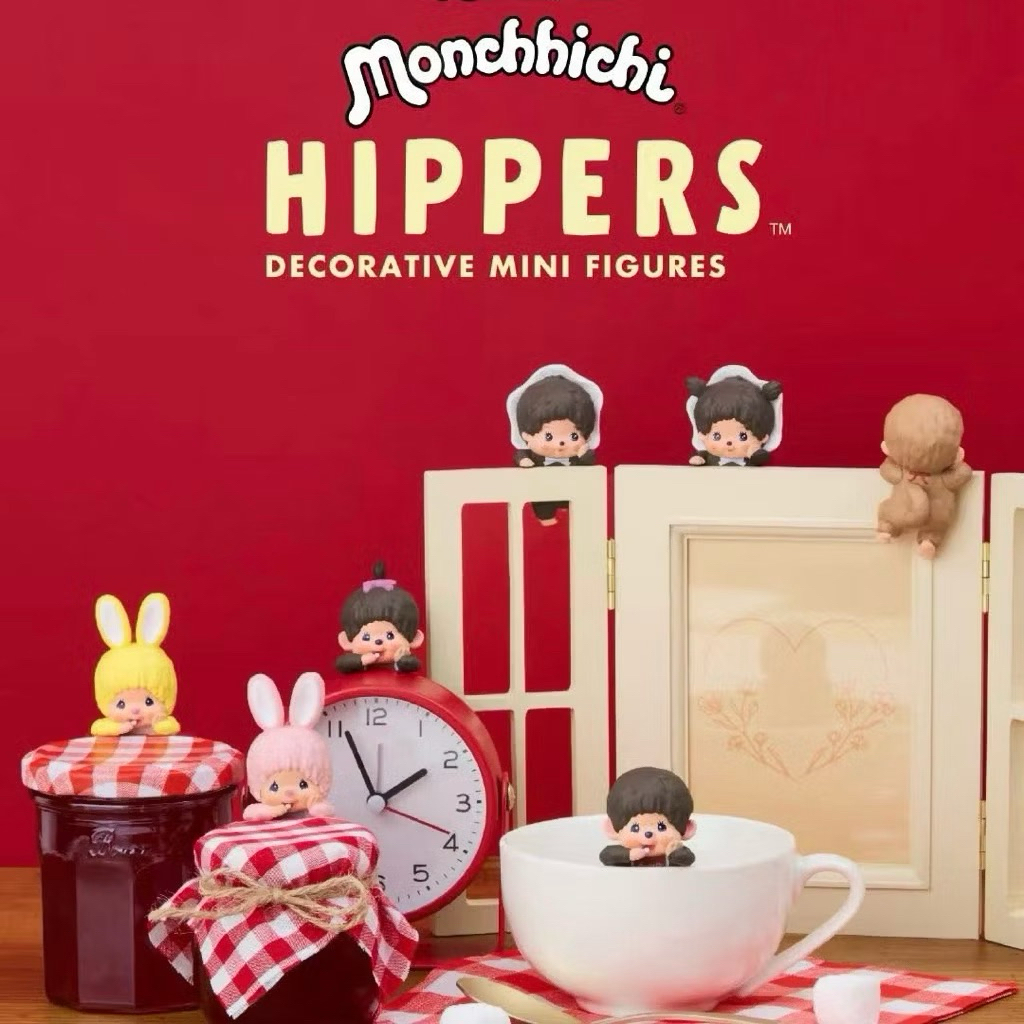 Monchhichi HIPPERS Decorative Mini Figure💕🐒 (พร้อมส่ง)