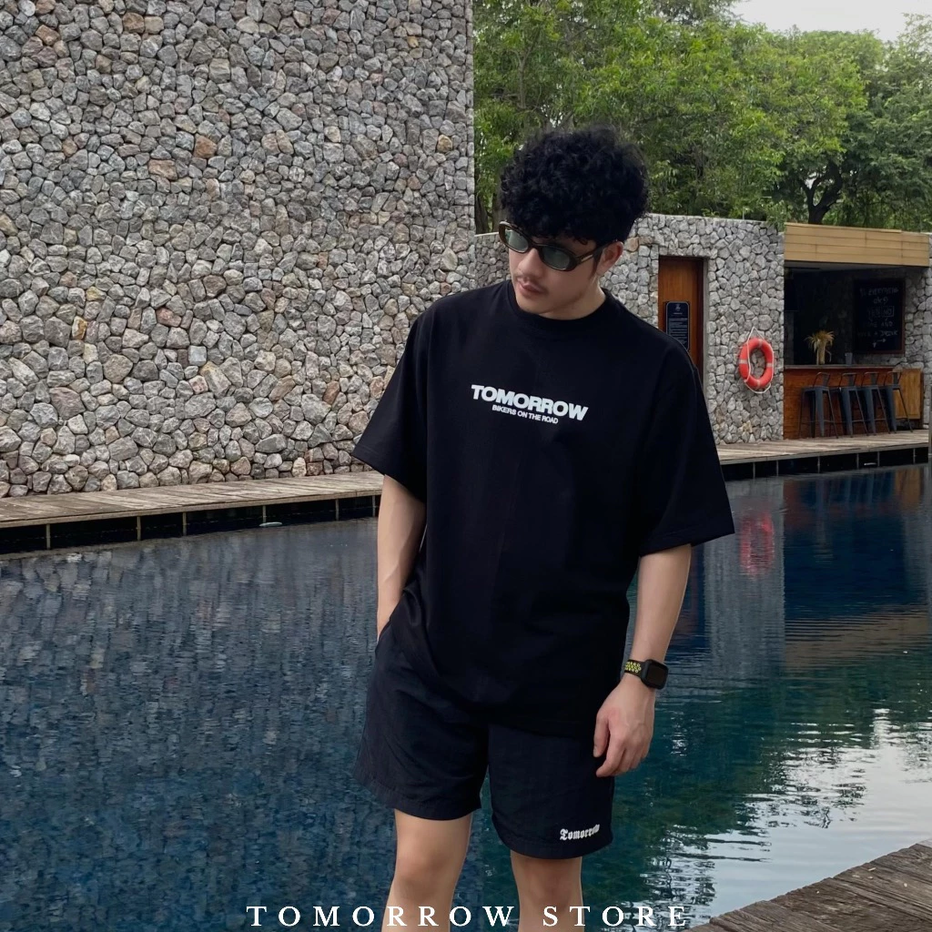TOMORROW- เสื้อOVERSIZE/Premium ลาย BIKERS
