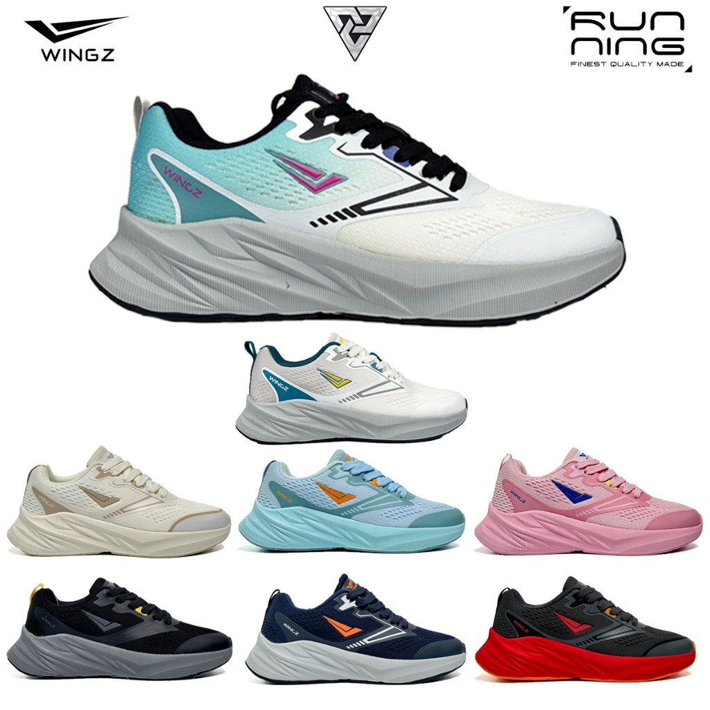 Wingz M553 W663 รองเท้าวิ่ง รองเท้าผ้าใบวิ้งซ์ RUNNING ดีไซน์สวย น้ำหนักเบา ชาย - หญิง