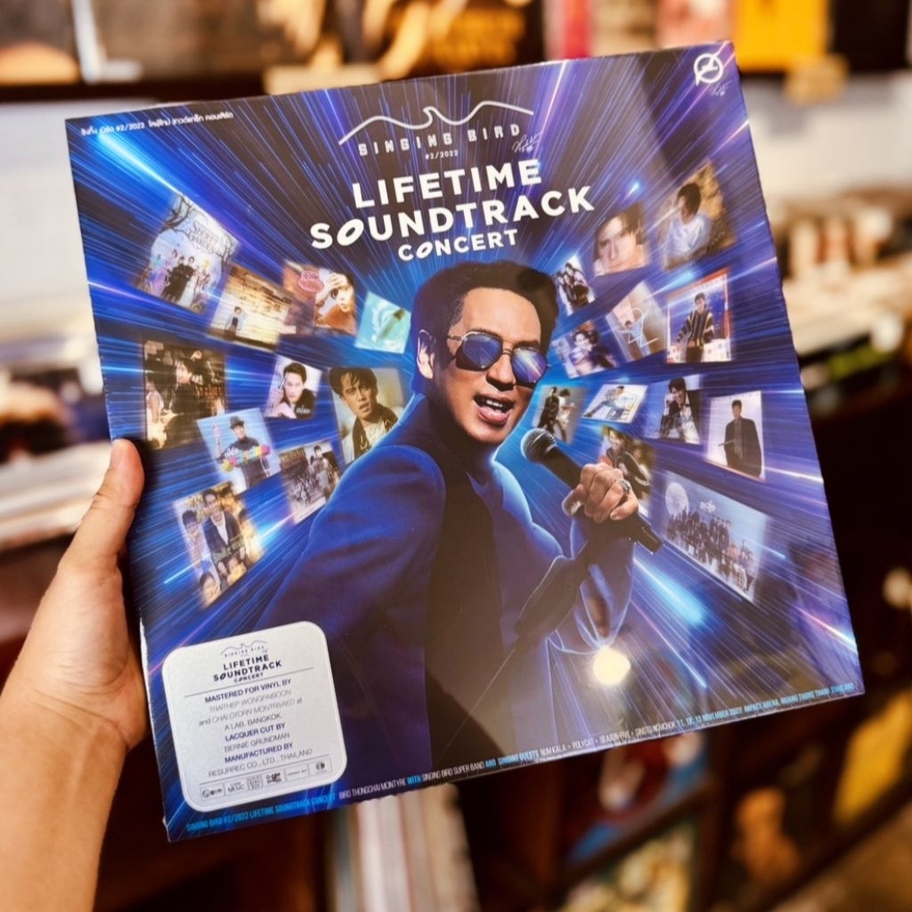 Vinyl Record แผ่นเสียง เบิร์ด ธงไชย แมคอินไตย์ – Singing Bird Lifetime Soundtrack Concert ใหม่ NEW ซ