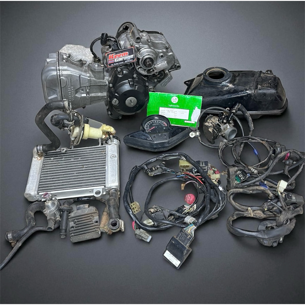 เครื่องcbr150i หัวฉีด ครบชุด พร้อมชุดสายไฟย่อใส่โซนิค พร้อมถังเเปลง