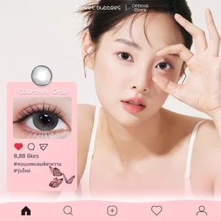 【ซื้อ1ได้5ชิ้น】มีค่าสายตา Sweet Bubbles 0.00~-3.00 คอนแทคเลนส์ตาโต ตาหวาน คอนแทคเลนส์รายเดือน เลน์อ่อน ความส