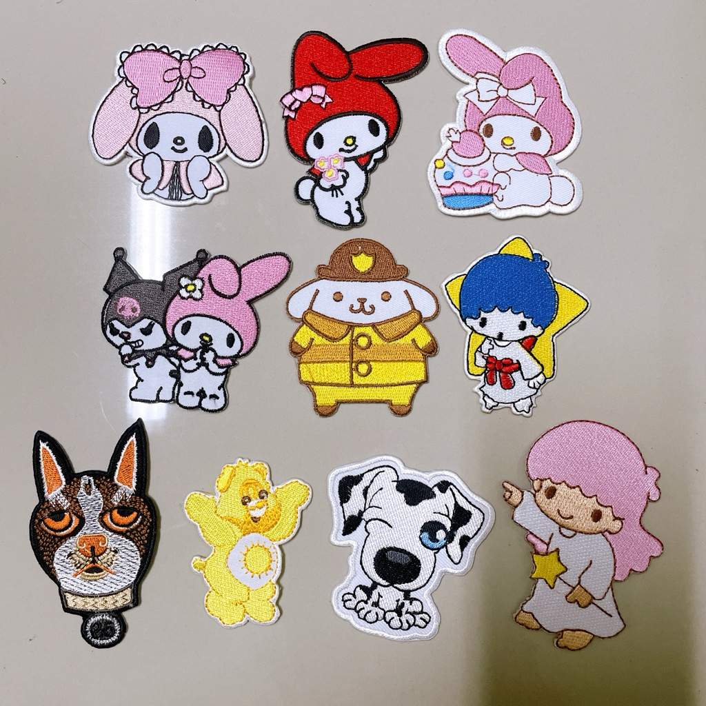 ตัวรีดติดเสื้อ ตัวรีดติดผ้า อาร์มติดเสื้อ ติดหมวก ติดแมส กระเป๋า Iron on Patch DIY