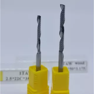 ดอกกัดเอ็นมิลCNC 1Fตัดไม้อะคริลิคอลูมิเนียม(1ตัว)1TAW-UP CUT