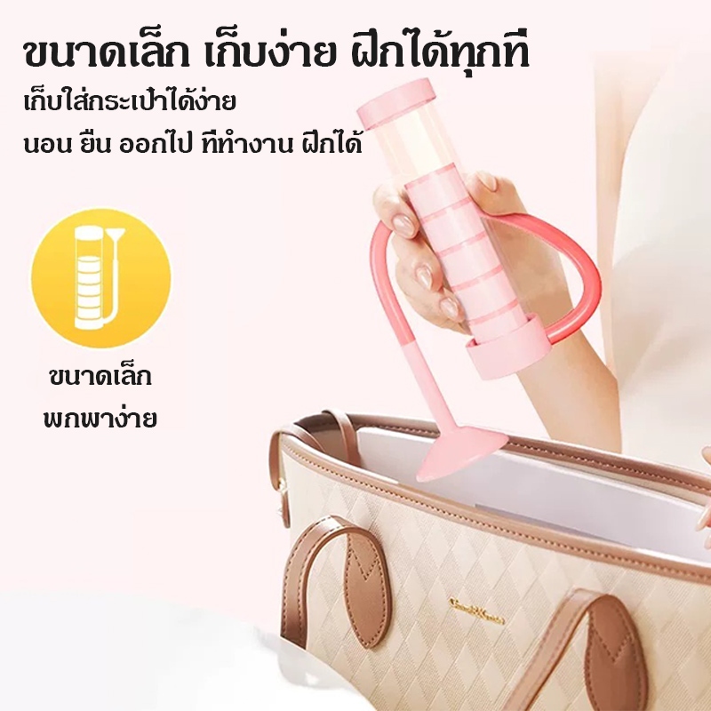 ดัมเบลสำหรับหายใจ การหายใจด้วยหน้าท้องสำหรับผู้ชายและผู้หญิง เครื่องฝึกเป่า การฝึกความจุของปอด กล้ามเนื้อหน้าท้อง เสื้อก - รูปที่ 5