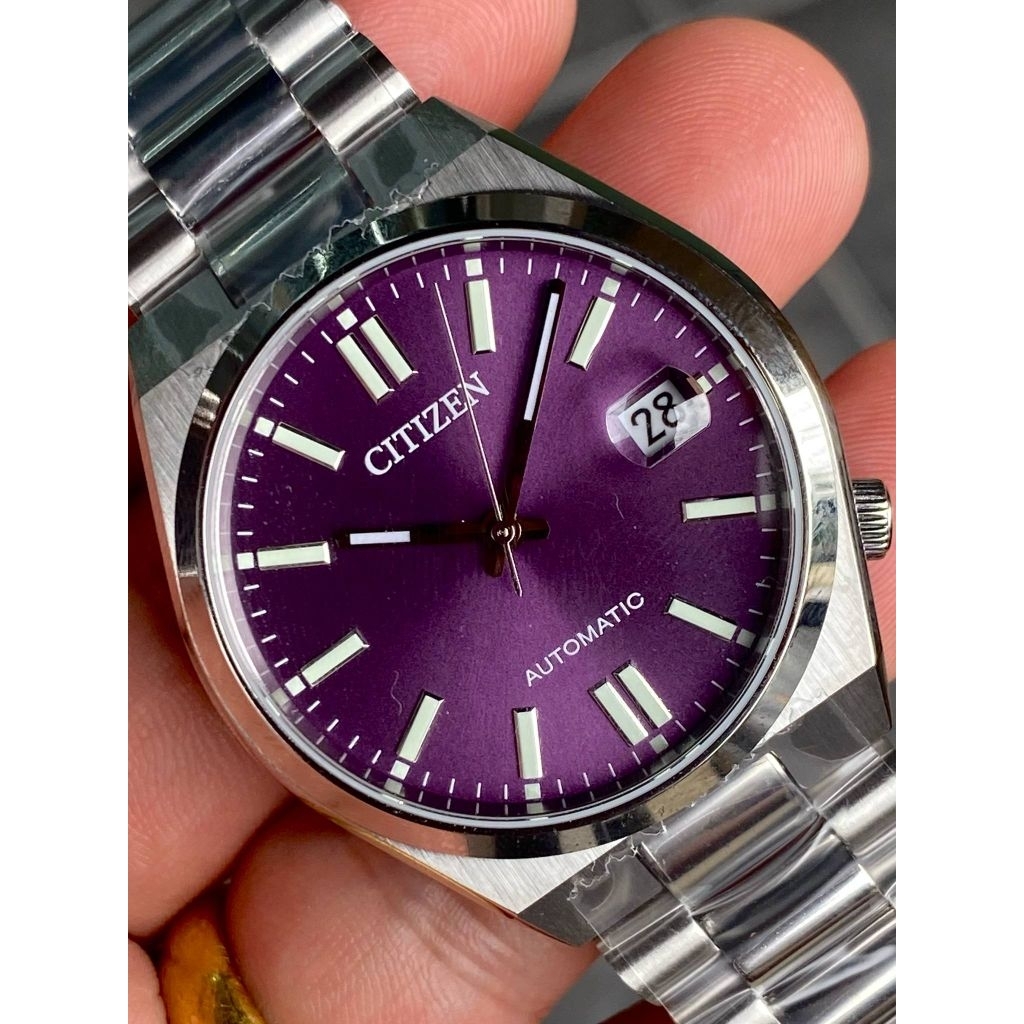 นาฬิกาข้อมือ Citizen Automatic TSUYOSA 37mm Blue Dial Stainless Steel Bracelet NJ0200-50W