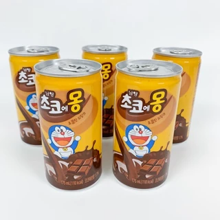 เครื่องดื่มเย็น รสช็อกโกแลต แบบกระป๋อง 175 ml Chocomong เครื่องดื่มช็อกโกแลตเกาหลี 초코에몽