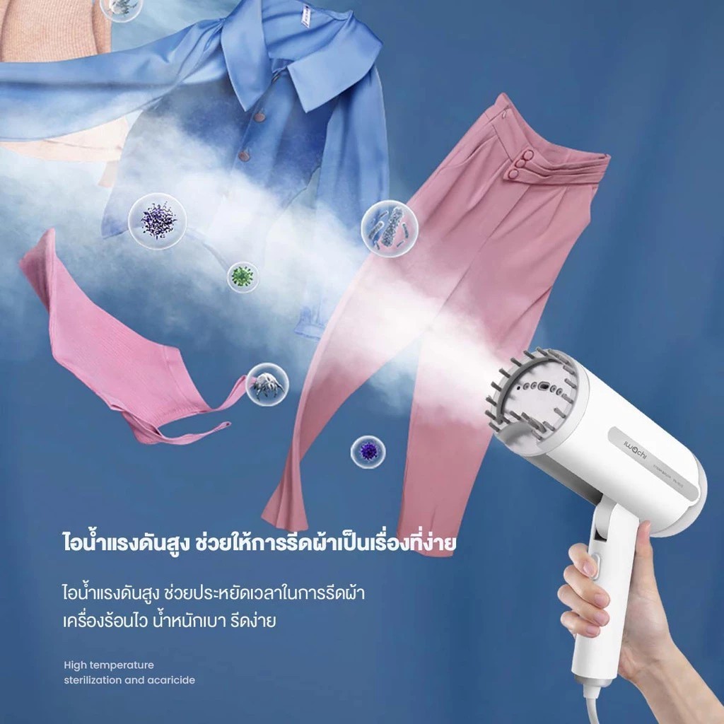 เตารีด IWACHI เตารีดไอน้ำ Steam Iron รุ่น GY-9505 สำหรับใช้ในบ้าน ราคา ถูกที่สุด ดีลบีเคเค แกลเลอรีภาพที่ 2